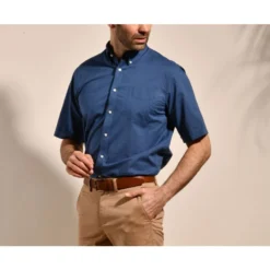 Chemise Coton Et Lin Indigo - Poche Poitrine - COLTEN MC -Magasin De Bexley 0140206d colten mc indigo 5