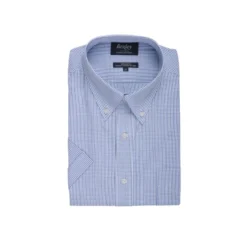 Chemise Coton Blanche à Petits Carreaux Bleu Océan - TIM MC -Magasin De Bexley 0141200f tim mc bleu ocean et blanc 4