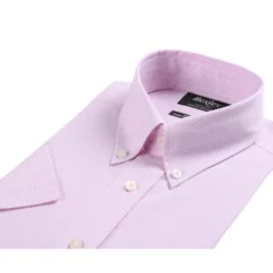 Chemise Coton Blanche à Petits Carreaux Roses - TIM MC -Magasin De Bexley 0141202p tim mc rose et blanc 2