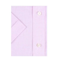 Chemise Coton Blanche à Petits Carreaux Roses - TIM MC -Magasin De Bexley 0141202p tim mc rose et blanc 6