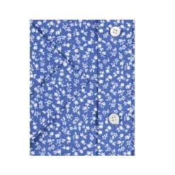 Chemise Coton Bleue Imprimée Fleurs Blanches - FLORANTIN MC -Magasin De Bexley 0141305i florantin mc blanc et bleu 6