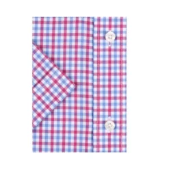 Chemise Coton Rose Bleu Et Blanc - Poche Poitrine - CULLEN MC -Magasin De Bexley 014150a5 cullen mc rose bleu et blanc 6