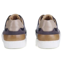 Sneakers Homme Cuir Noir Et Velours Gris - BELOKA 11 Sneakers Homme Cuir Noir Et Velours Gris - BELOKA -Magasin De Bexley 01427070 beloka noir et velours gris 4