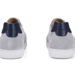 Sneakers Homme Cuir Velours Gris Clair - BORONIA -Magasin De Bexley 0142801w boronia velours gris clair 4