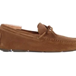 Mocassin été Homme Cuir Velours Chamois - DELTONA