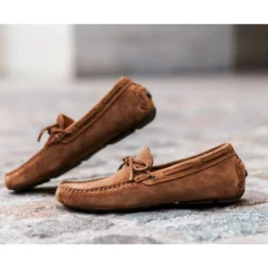 Mocassin été Homme Cuir Velours Chamois - DELTONA 13 Mocassin été Homme Cuir Velours Chamois - DELTONA -Magasin De Bexley 01430034 deltona velours chamois 6