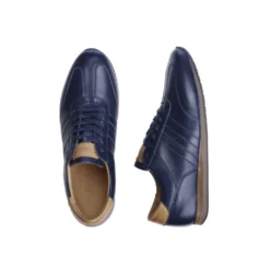 Sneakers Homme Navy Patiné - BOCKARA -Magasin De Bexley 01431041 bockara navy patine 3