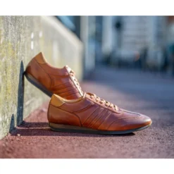 Sneakers Homme Cognac Patiné - BOCKARA -Magasin De Bexley 0143105a bockara cognac patine 7