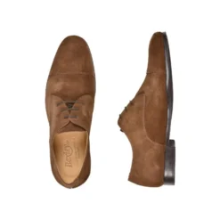 Derbies Homme Velours Havane Semelle Gomme - DERNOX GOMME URBAN -Magasin De Bexley 01436015 dernox gomme urban velours havane 3