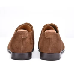 Derbies Homme Velours Havane Semelle Gomme - DERNOX GOMME URBAN -Magasin De Bexley 01436015 dernox gomme urban velours havane 4