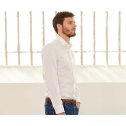 Chemise Blanche Coton Twill - CAUBERT -Magasin De Bexley 01448004 caubert blanc 3bis