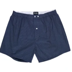 Boîte De 2 Caleçons Homme Uni Blanc Et Imprimé Navy Et Beige - ELON -Magasin De Bexley 014510ai elon assortiment couleur 2 4