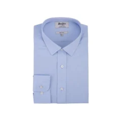 Chemise Oxford Unie Bleu Ciel - CLAUDION -Magasin De Bexley 01472007 claudion bleu ciel 1