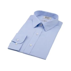 Chemise Oxford Unie Bleu Ciel - CLAUDION -Magasin De Bexley 01472007 claudion bleu ciel 5