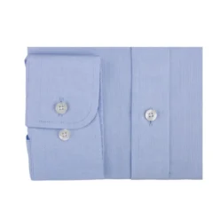 Chemise Oxford Unie Bleu Ciel - CLAUDION -Magasin De Bexley 01472007 claudion bleu ciel 6