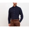Chemise Velours Navy - Col Américain - WARDLEY