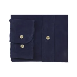 Chemise Velours Navy - Col Américain - WARDLEY -Magasin De Bexley 0147600w wardley navy 6