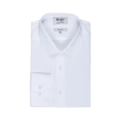Chemise Blanche Twill Chevrons Homme- CAMÉLIEN -Magasin De Bexley 01479004 camelien blanc 4 bis