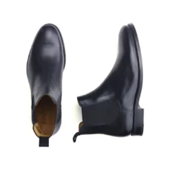 Chelsea Boots Cuir Homme Noir - ALDERTON GOMME -Magasin De Bexley 0149500k alderton gomme noir 3