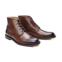 Boots Homme Chocolat Patiné - KINSHAM -Magasin De Bexley 0149600a kinsham chocolat patine 2