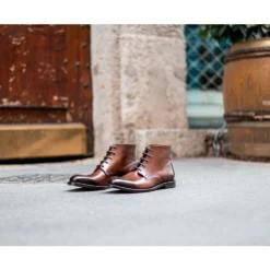 Boots Homme Chocolat Patiné - KINSHAM -Magasin De Bexley 0149600a kinsham chocolat patine 9