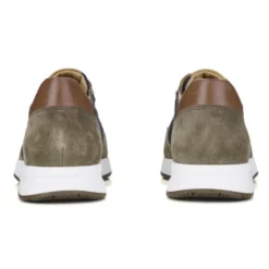 Sneakers Homme Velours Kaki Et Navy - NIRRANDA -Magasin De Bexley 01498062 nirranda velours kaki et navy 4