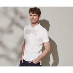 Polo Homme Léger Blanc - ALSTON -Magasin De Bexley 01511004 alston blanc 3