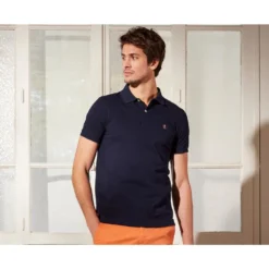 Polo Homme Léger Navy - ALSTON -Magasin De Bexley 0151100w alston navy 3
