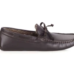 Chaussons Homme Cuir Chocolat 17 Chaussons Homme Cuir Chocolat -Magasin De Bexley 01514008 chausson double laine veritable ii chocolat 1 1