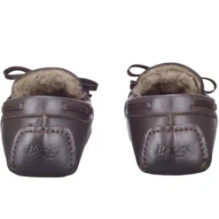 Chaussons Homme Cuir Chocolat 20 Chaussons Homme Cuir Chocolat -Magasin De Bexley 01514008 chausson double laine veritable ii chocolat 4 1