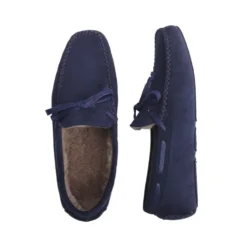 Chaussons Homme Croûte De Velours Marine 9 Chaussons Homme Croûte De Velours Marine -Magasin De Bexley 01514016 chausson double laine veritable ii velours marine 19