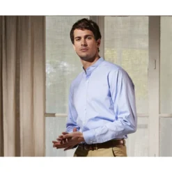 Chemise Oxford Bleu Ciel Unie - HÉROLD -Magasin De Bexley 01519007 h rold bleu ciel 3