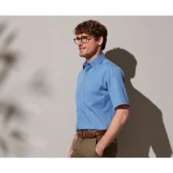 Chemise En Jean Manche Courte Denim Clair - JACQUIN MC -Magasin De Bexley 0152109x jacquin mc denim clair 3