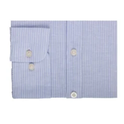 Chemise Tunique Coton Lin à Rayures Fines Bleues Et Blanches - VALBERT 14 Chemise Tunique Coton Lin à Rayures Fines Bleues Et Blanches - VALBERT -Magasin De Bexley 0152200a valbert bleu et blanc 6