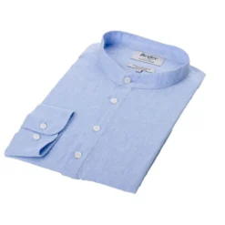 Chemise Tunique Coton Lin Bleu - VALBERT -Magasin De Bexley 015220b7 valbert chambray bleu 5 bis 1