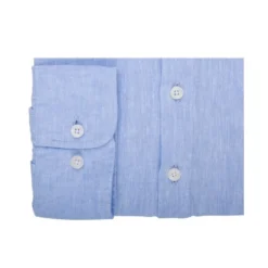 Chemise Tunique Coton Lin Bleu - VALBERT -Magasin De Bexley 015220b7 valbert chambray bleu 6