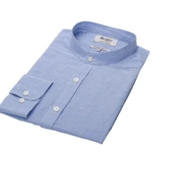 Chemise Seersucker à Rayures Fines Bleues Foncées Et Blanches - COLBERT -Magasin De Bexley 0152800a colbert bleu et blanc 5