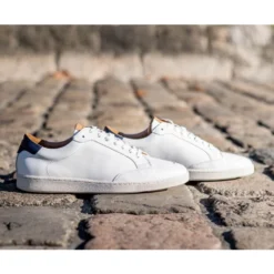 Sneakers Cuir Blanc Homme - CANUNDA -Magasin De Bexley 01555002 canunda blanc 10