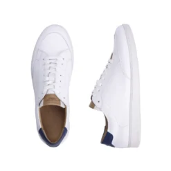 Sneakers Cuir Blanc Homme - CANUNDA -Magasin De Bexley 01555002 canunda blanc 3