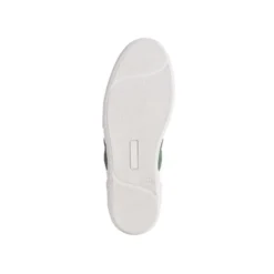 Sneakers Cuir Homme Ecru Et Vert - BERRINGA -Magasin De Bexley 0155606q berringa blanc ecru et vert 5