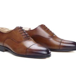 Richelieu Cognac Patiné Homme Semelle Cuir - RICKFORD 10 Richelieu Cognac Patiné Homme Semelle Cuir - RICKFORD -Magasin De Bexley 0155805a rickford cognac patine 2