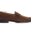 Mocassin Homme Velours Havane - CEVIO -Magasin De Bexley 01561015 cevio velours havane 1