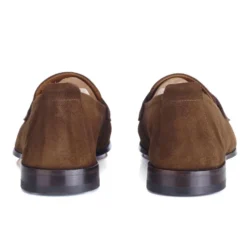 Mocassin Homme Velours Havane - CEVIO -Magasin De Bexley 01561015 cevio velours havane 4