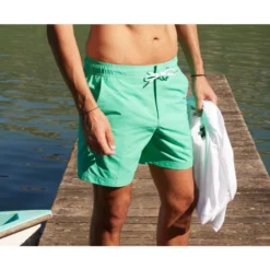 Short De Bain Homme Vert Vif - BRENTAN