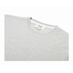 Tee-shirt Coton Bio Uni Gris Chiné Clair - EDGAR III -Magasin De Bexley 0156900l edgar iii gris chine clair 6