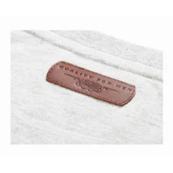 Tee-shirt Coton Bio Uni Gris Chiné Clair - EDGAR III -Magasin De Bexley 0156900l edgar iii gris chine clair 7