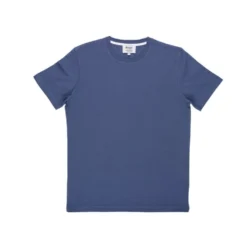 Tee-shirt Coton Bio Uni Bleu Gris - EDGAR III -Magasin De Bexley 0156905x edgar iii bleu gris 4