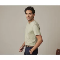 Tee-shirt Coton Bio Uni Vert Tilleul - EDGAR III 11 Tee-shirt Coton Bio Uni Vert Tilleul - EDGAR III -Magasin De Bexley 015690cq edgar iii vert tilleul 3