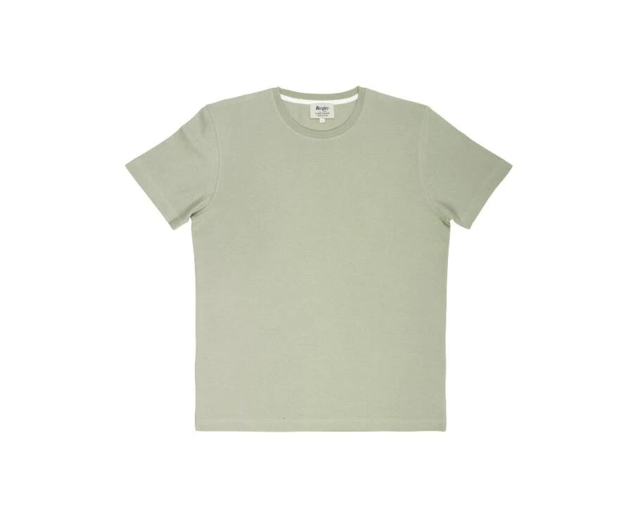 Tee-shirt Coton Bio Uni Vert Tilleul - EDGAR III 6 Tee-shirt Coton Bio Uni Vert Tilleul - EDGAR III – Image 4