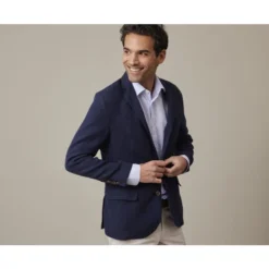 Blazer Lin Homme Navy - LUBIN -Magasin De Bexley 0157000w blazer lubin navy 1 3bis
